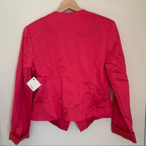NWT Halogen Bright Pink One-button Blazer - Picture 2 of 3
